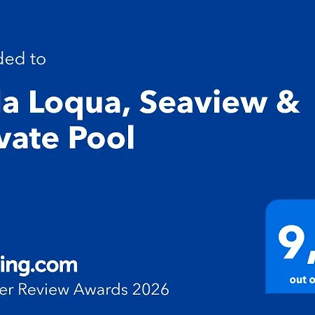 Вилла Loqua, Seaview & Private Pool Ловран